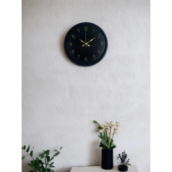 36 Cm Siyah Asil Duvar Saati