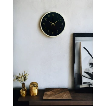 36 Cm Standart Krem Duvar Saati