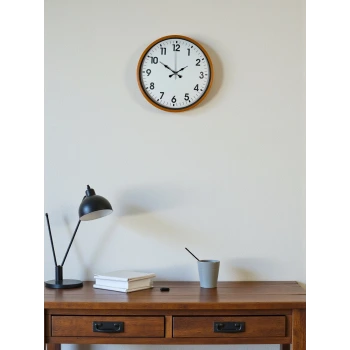 36 Cm Standart Turuncu Duvar Saati