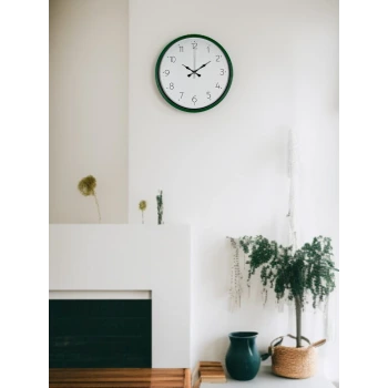 36 Cm Yeşil Dekoratif Duvar Saati