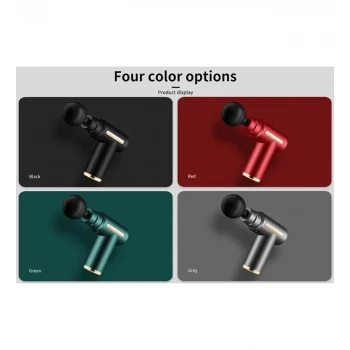 4 Başlıklı 6 Kademeli Titreşimli Şarjlı Mini Masaj Aleti