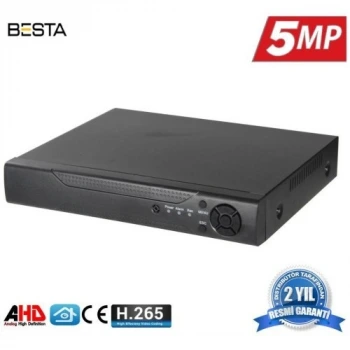 4 Kanal Ahd 5MP H265 Dvr Kayıt Cihazı Xmeye KD-804HD