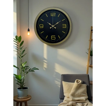 40 Cm Metal Eskitme Vintage Duvar Saati