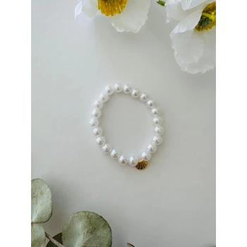 Minimal Beyaz Boncuk El Yapımı Bileklik – Günlük Şıklık İçin