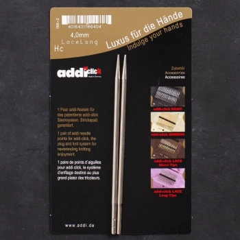 Addi Click Lace 4mm Değiştirilebilir Uzun Uçlu Dan