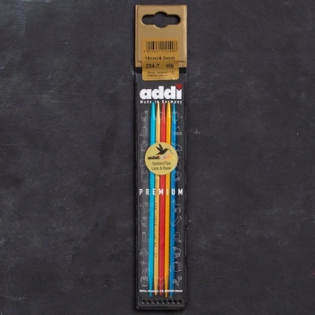 Addi Colibri 4mm 15cm Renkli Çorap Şişi - 204-7