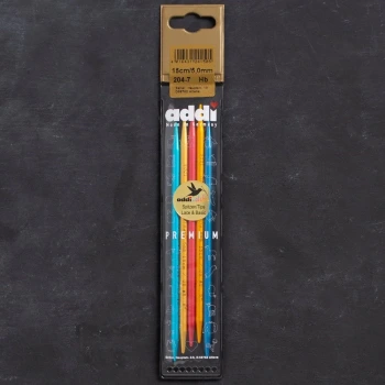 Addi Colibri 5mm 15cm Renkli Çorap Şişi - 204-7