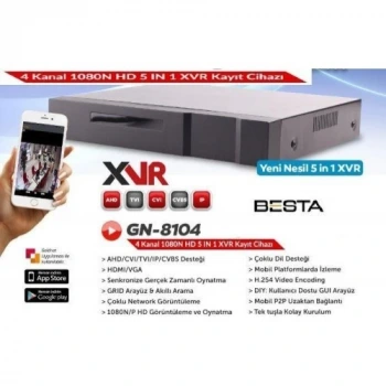 AHD DVR 4 Kanal Kamera Kayıt Cihazı KD-4255
