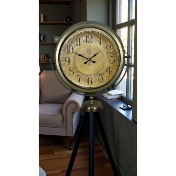 Antique Heritage Eskitme Tripod Ayaklı Saat