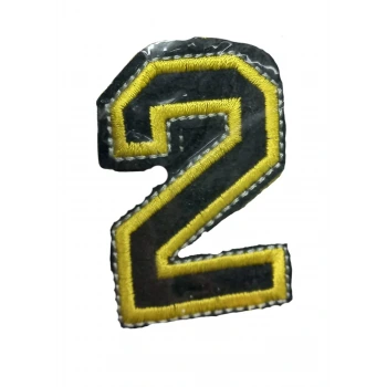Aplike Ütü İle Yapışan 2 Rakamı Arma 2x4 cm