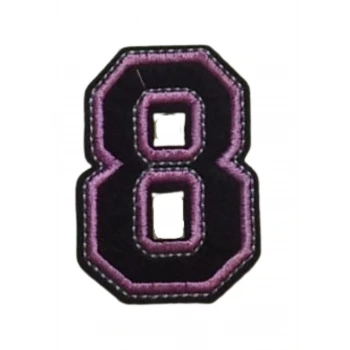 Aplike Ütü İle Yapışan 8  Rakamı  Arma 3x4 cm