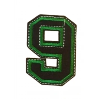 Aplike Ütü İle Yapışan 9  Rakamı Arma 4x5 cm