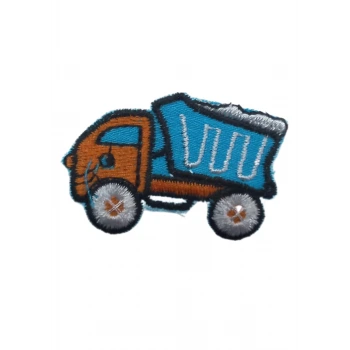 Aplike Ütü İle Yapışan Kamyon Mavi Arma 2x3 cm