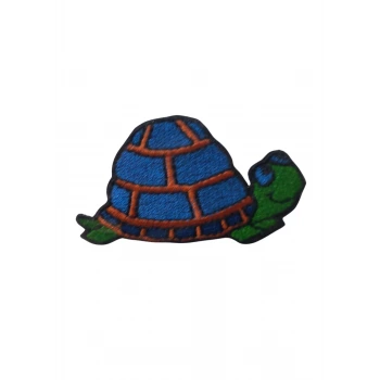 Aplike Ütü İle Yapışan Kaplumbağa Arma 4x3 cm