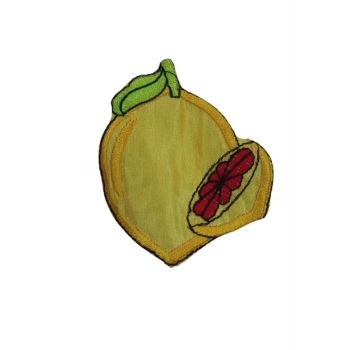 Aplike Ütü İle Yapışan Limon Desen