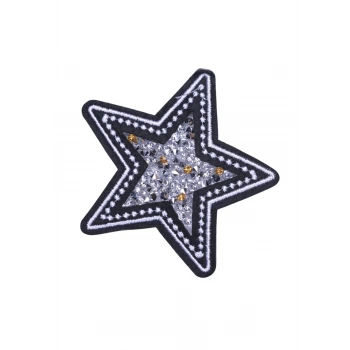 Aplike Ütü İle Yapışan Taşlı Yıldız Arma 5 cm