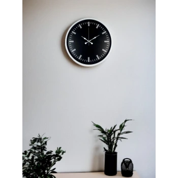 Beyaz 36 Cm Modern Duvar Saati