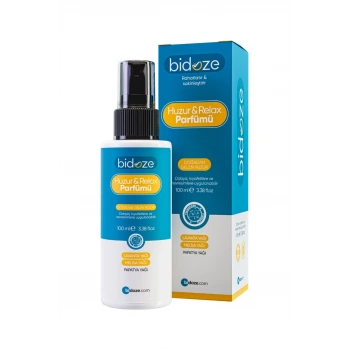 Bidoze Huzur & Relax Parfümü 100 Ml. | Sakinleştirici Uyku ve Yastık Spreyi