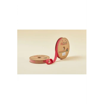 Biye Koton Katlı D34 Koyu Kırmızı 2 cm 25 Metre %65 Koton %35 Polyester