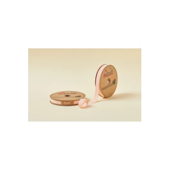 Biye Koton Katlı D45 Somon 2 cm 25 Metre %65 Koton %35 Polyester