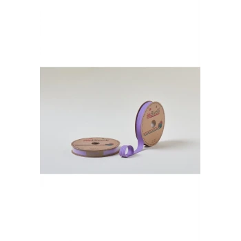 Biye Koton Katlı D51 Açık Mor 2 cm 25 Metre %65 Koton %35 Polyester