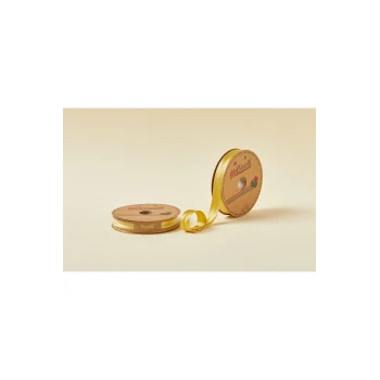 Biye Saten Katlı 037 Gold 2 cm 25 Metre %100 Polyester