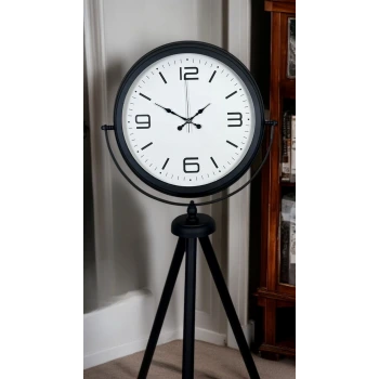 Black Balance Tripod Ayaklı Saat