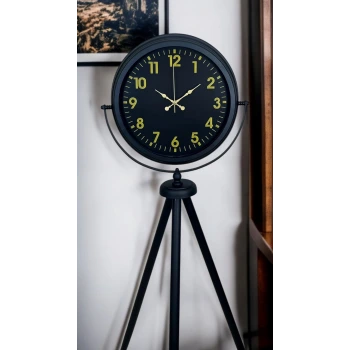 Black Prime Gold Rakamlı Tripod Ayaklı Saat