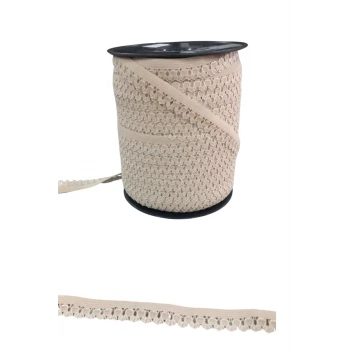 Çamaşır Askısı Şerit en 1 cm Bej 5 Metre