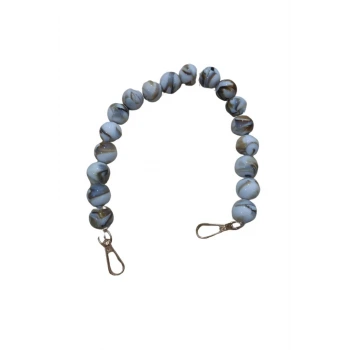 Çanta Askısı 40 cm Akrilik Yuvarlak Beyaz