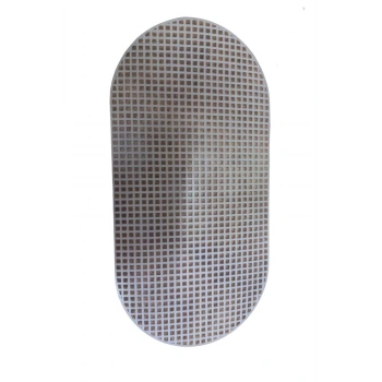 Çanta Kanvası Oval 30x15 cm Beyaz