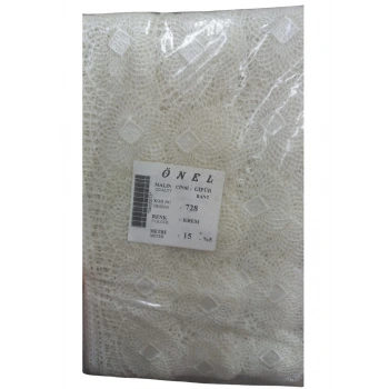 Dantel Polyester Güpür Bant Krem 15 Metre En 6 cm ON-728-KR