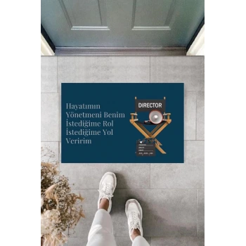 Dijital Baskı Kişiye Özel İç Kapı Dekorasyon Paspas  PS11207