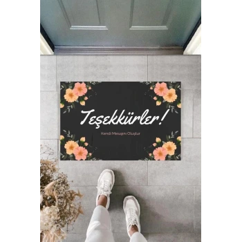 Dijital Baskı Kişiye Özel İç Kapı Dekorasyon Paspas  PS11212