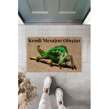 Dijital Baskı Kişiye Özel İç Kapı Dekorasyon Paspas  PS11219