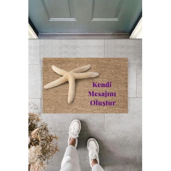 Dijital Baskı Kişiye Özel İç Kapı Dekorasyon Paspas  PS11224