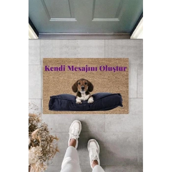 Dijital Baskı Kişiye Özel İç Kapı Dekorasyon Paspas  PS11227