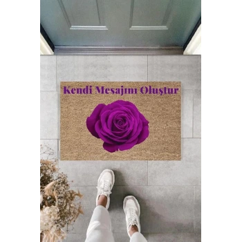 Dijital Baskı Kişiye Özel İç Kapı Dekorasyon Paspas  PS11228