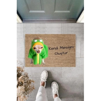 Dijital Baskı Kişiye Özel İç Kapı Dekorasyon Paspas  PS11251