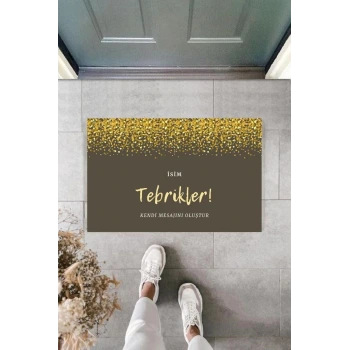 Dijital Baskı Kişiye Özel İç Kapı Dekorasyon Paspas  PS11257