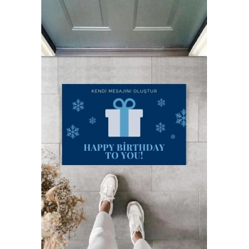 Dijital Baskı Kişiye Özel İç Kapı Dekorasyon Paspas  PS11259