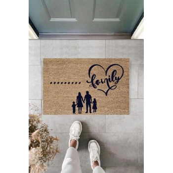 Dijital Baskı Kişiye Özel İç Kapı Dekorasyon Paspas  PS11264