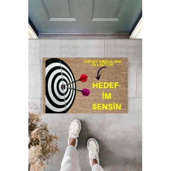 Dijital Baskı Kişiye Özel İç Kapı Dekorasyon Paspas  PS11285