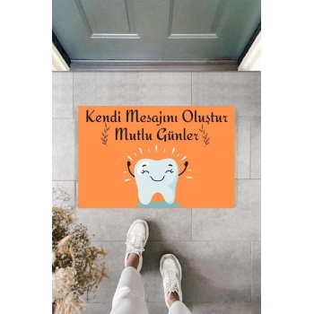 Dijital Baskı Kişiye Özel İç Kapı Dekorasyon Paspas  PS11289