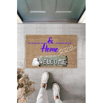 Dijital Baskı Kişiye Özel İç Kapı Dekorasyon Paspas PS11299