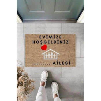 Dijital Baskı Kişiye Özel İç Kapı Dekorasyon Paspas PS11304