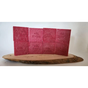 Doğal Üretim Sabunu Gül 12li Set