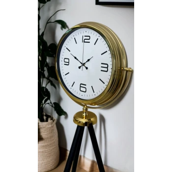 Elegance Gold Tripod Ayaklı Saat