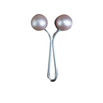 Eşarp Klipsi Top Model Düz Somon 1 Adet