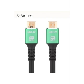 HDMI 2.1 Kablo – 8K Ultra HD Görüntü ve Ses Aktarımı 8K 60HZ 4K 120HZ